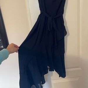 Navy Blue Flowy Summer Dress